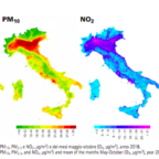 Mappa inquinamento atmosferico Italia