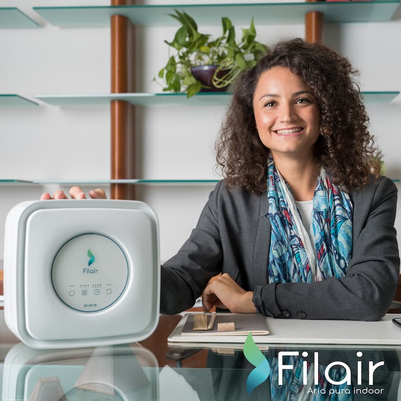Purificatore aria Etere migliora la qualità dell'aria